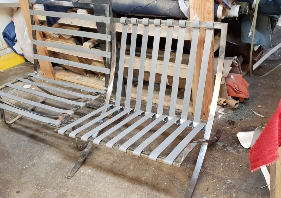 Barcelona Chair & Ottoman - Image 8