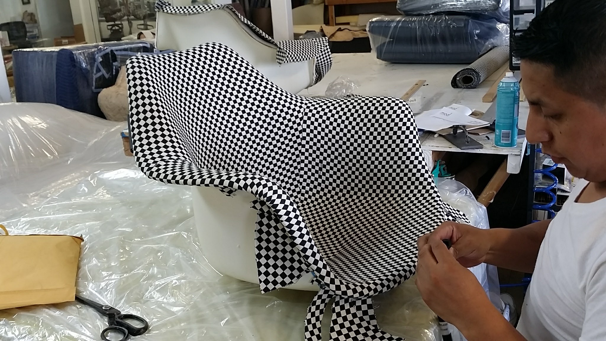 Upholster with precision